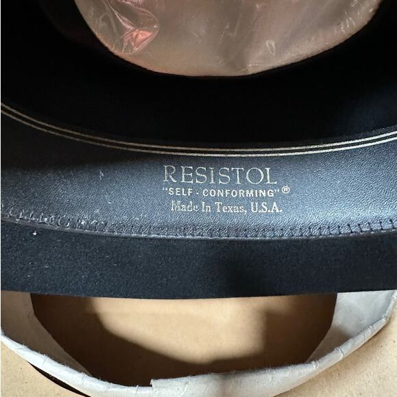 Vintage Resistol Self Conforming Beaver Western Stetson- Made in Texas main image 8